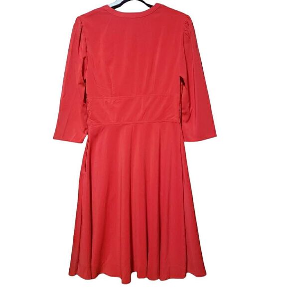 eShakti Red Dress Size M - Picture 2 of 16